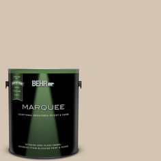 behr marquee paint in yellow and green with the words marquee on it