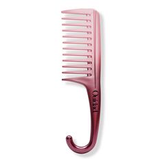 Wide-Tooth Shower Comb -  Ouidad's Wide-Tooth Shower Comb gently detangles wet curls to prevent snagging or pulling. It also helps to distribute treatments and conditioners evenly from root to tip.    Benefits     Longer teeth easily glide through the densest curls Wide-tooth design helps prevent snagging and pulling Can be used with treatments and conditioners Convenient hook to hang in shower   - Wide-Tooth Shower Comb Grace Beauty, Wide Tooth Comb, White Teeth, Design Help, Ulta Beauty, I Wish I Had, Hair Cut, Hair Products, One Color