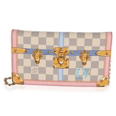 Louis Vuitton Damier Azur Summer Trunks Chain Pochette 0.5lb Louis Vuitton Louis Vuitton Trunk, Bags Louis Vuitton, Louis Vuitton Damier Azur, Mcm Logo, Louis Vuitton Bags, Exterior Colors, Louis Vuitton Damier, Louis Vuitton Bag, Trunk