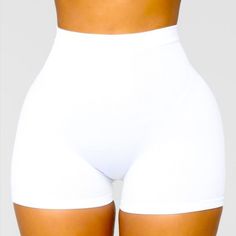 Seamless Mini Shorts **Inseam 2 1/2 Color White Fits Up To Size 15 Content: 85%Polyester 15%Spandex Very Comfortable And With Great Extra Stretch, Breathable Material New Lounge Casual Basic Street Style Wear Casual Gym Yoga Athletic Layering Pieces Active Wear White Stretch Boxer Briefs, Stretch Short Length White Boxer Briefs, White Stretch Short Length Boxer Briefs, Seamless Stretch High-waisted Biker Shorts, High Waist Solid Seamless Biker Shorts, Seamless High Waist Biker Shorts, Seamless Elastic Short Length Activewear, High Stretch Seamless White Bottoms, White Stretch Bottoms With Seamless Construction