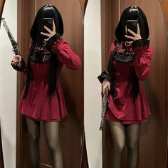 46002664538329|46002664571097|46002664669401 Fitted Harajuku Mini Dress For Costume Party, Fall Cosplay Mini Length Dress, Halloween Cosplay Mini Dress, Gothic Mini Dress For Fall Cosplay, Punk Mini Dress For Cosplay, Punk Style Mini Dress For Cosplay, Punk Style Long Sleeve Mini Dress For Fall, Gothic Mini Dress For Winter Costume Party, Emo Mini Dress For Cosplay