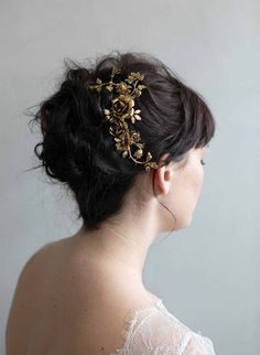 Grecian Headpiece, Gold Hair Piece, Boathouse Wedding, Gatsby Headpiece, Rose Gardens, Beautiful Haircuts, Gold Headpiece, Bride Headpiece, Bridal Accessories Jewelry