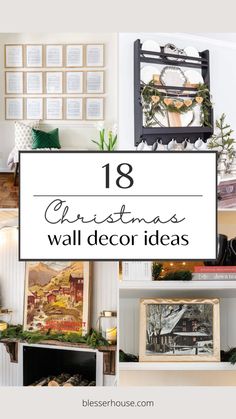 christmas wall decor ideas with text overlay