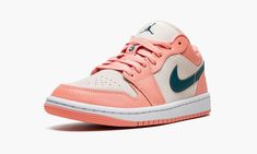 Wmns Air Jordan 1 LowDC0774 800 J1 Low, Womens Air Jordan 1, Womens Air Jordan, Dunk Lows, Fire Shoes, Dark Teal Green, 70s Punk, Wmns Air Jordan 1, Sb Dunks