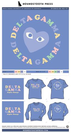 Class Tshirt, Class Tshirts, Trendy Merch, Delta Gamma Sorority, Sorority Ideas, Tshirt Design Ideas, Sorority Merch, Greek House