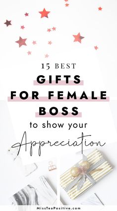 gifts for female boss to show your appreciation