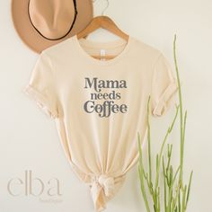 Coffee Crew Neck Top With Funny Print, Coffee Color Crew Neck Top With Funny Print, Coffee Colored Text Print Crew Neck Top, Coffee Color Crew Neck Top With Text Print, Coffee Color Text Print Crew Neck Top, Coffee Color Graphic Tee For Everyday, Coffee Colored Relaxed Fit Top With Screen Print, Coffee Color Crew Neck Top For Everyday, Everyday Coffee-colored Graphic Tee