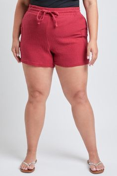 Our Women's Plus Size Cotton Shorts With Side Patch Pocket are sure to be a summer staple. These super comfy shorts are perfect for the beach or your next vacation! Featuring drawstring waistband, lightweight cotton fabric, and side patch pockets.Measurement (Based on size 2X)- Inseam: 5” - Rise (To top edge of band): Women Lifestyle, Comfy Shorts, Summer Staples, Drawstring Waistband, Cotton Shorts, Patch Pocket, The Beach, Cotton Fabric, Plus Size