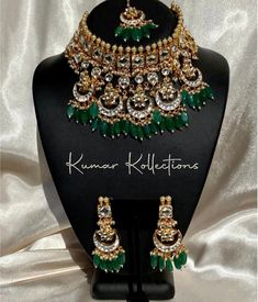 Green Indian heavy bridal set. With tikka earrings and Sabyasachi polki jewelry.polki Earring Set/ necklace Indian Bridal Maang Tikka /Teeka Tika Headpiece royal Heavy Kundan Chandbali Necklace For Reception, Heavy Chandbali Kundan Necklace For Reception, Heavy Kundan Tikka For Ceremonial Occasions, Heavy Kundan Tikka For Reception, Kundan Reception Tikka, Bollywood Kundan Tikka For Reception, Heavy Kundan Chandbali Bridal Necklace, Heavy Chandbali Kundan Bridal Necklace, Indian Bridal