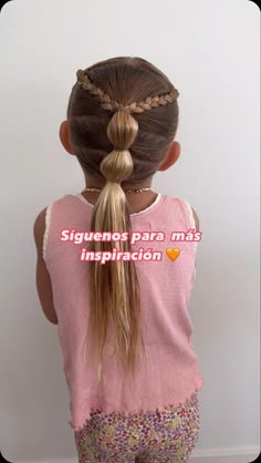 Easy Gymnastics Hairstyles For Kids, Little Kid Hairstyles Easy, Toddler Mermaid Hair, Princess Hairstyles For Kids, Mermaid Tail Braid, Cute Up Hairstyles, Easy Kids Hairstyles, Lus Hair, Toddler Girl Hair