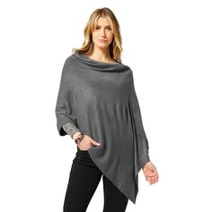 PRICES MAY VARY. WARDROBE ESSENTIAL - Lightweight poncho lends a chic, stylish look to any outfit, and yet is an easy-to-wear, comfortable addition to any wardrobe, and suitable for every season and event. MULTI-FUNCTIONAL DESIGN – Wear it as a scarf, an elegant cardigan-style drape over a dress or even layer it over everyday denims & formal pantsuit as a shawl for a fashionable look. This staple lets you be creative and have fun with more novel ways to use it ONE SIZE FITS ALL – This lightweigh Formal Pantsuit, Cape Sweater Ponchos, Open Front Poncho, Elegant Cardigan, Sweater Cape, Cape Sweater, Ladies Poncho, Cardigan Style, Sweater For Women