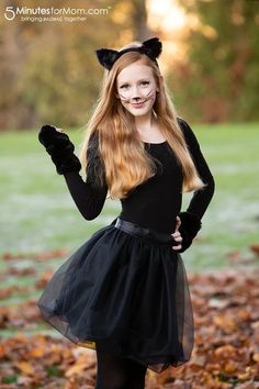 Black Cat Outfit, Black Cat Halloween Costume, Cat Costume Kids, Cat Costume Diy, Cat Outfit, Chat Halloween