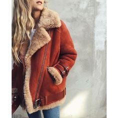 Stylish Suede Woolen Jacket Coat for Autumn and Winter on Storenvy Red Winter Outerwear With Zipper, Red Winter Outerwear With Zipper Closure, Trendy Red Winter Outerwear, Trendy Red Outerwear For Fall, Plain Coats, Street Style Vintage, Fall Fashion Coats, Cozy Coats, Winter Outerwear