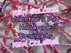 new colors for valentine's day handmade bracelets, new colors are available