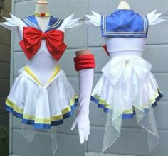 Chucky Outfit, Sailor Moon Halloween, Sailor Moon Cosplay Costumes, Sailor Moon Mars, Sailor Moon Dress, Bows Accessories, Sailor Moon Costume, Moon Costume, Video Game Costumes