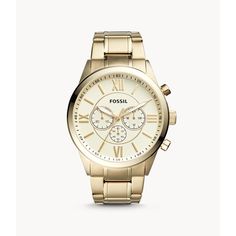 Modern styling coupled with an impeccable movement—get the best of both worlds with our Flynn chronograph boasting a striking steel bracelet. Fossil Watches Women, Fossil Watches, Smartwatch Women, Watches Women, Womens Watches Luxury, Eyewear Womens, Gold Case, Luxury Watches For Men, Stainless Steel Watch