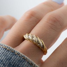 This Stackable Rings item by SamiJEWELS has 6228 favorites from Etsy shoppers. Ships from Saint Petersburg, FL. Listed on Mar 30, 2024 Thick Gold Ring, Croissant Ring, Bijoux Art Nouveau, Baguette Diamond Rings, Baguette Ring, Zierlicher Ring, Wedding Jewellery Collection, Dome Ring, Etsy Gold Ring