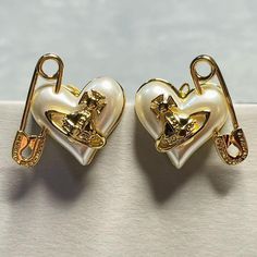 Aesthic Things To Buy, Vivienne Westwood Gia Drop Earrings, Vivienne Westwood Valentina Orb Earrings, Etah Love Jewelry, Luxury Heart-shaped Earrings As Gift, Luxury Heart-shaped Earrings For Gifts, Designer Heart-shaped Earrings As Gift, Designer Heart-shaped Earrings For Gift, Designer Heart Shaped Earrings For Gift