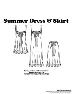 the summer dress and skirt pattern