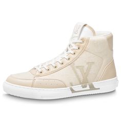 LOUIS VUITTON LV Charlie Ankle Sneakers 'Beige Monogram' 1AARCV Ankle Sneakers, S Monogram, Louis Vuitton, Monogram, Sneakers