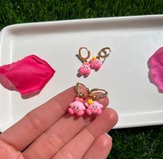 ⭐️Nostalgic Poyo clip on earrings💗💖 ⭐️6 designs available, 2 color options  ⭐️only one of each made ⭐️Kawaii aesthetic  ⭐️Comes with freebie Poyo stickers ⭐️Ships from California‼️ Bff Jewelry, Kawaii Earrings, Earring Inspo, Earrings Aesthetic, Diy Earring, Cute Items, Diy Crafts To Do, Making Earrings, Kawaii Aesthetic