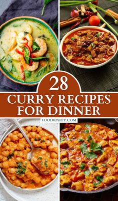 28 curry recipes for dinner that are delicious and easy to make with the help of your family