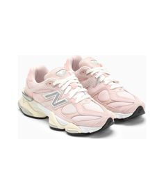 New Balance Low 9060 Pink Trainer | italist New Balance Shoes Pink, New Balance 9060 Pink, Pink New Balance, Cute Uggs, Nike Shoes Women Fashion, Pink Trainers, New Balance 9060, Strapless Ruffle Dress, Trendy Shoes Sneakers