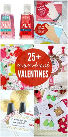 25 non - treat valentine's day printables