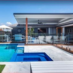 stratco patios, patios gold coast, patios brisbane, patios northern nsw, patio sale Patios And Decks, Fabric Awning, Outdoor Blinds, Patio Style, Steel Beams, Patio Roof, Backyard Porch, Shade Sail, Entertaining Area