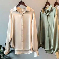 Beige Long Sleeve Office Blouse, Office Long Sleeve Blouse In Solid Color, Trendy Long Sleeve Solid Color Blouse, Long Sleeve Solid Color Office Tops, Chic Long Sleeve Solid Shirt, Chic Long Sleeve Beige Shirt, Chic Solid Long Sleeve Shirt, Chic Beige Long Sleeve Shirt, Chic Long Sleeve Solid Color Shirt