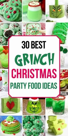 the best grinch christmas party food ideas