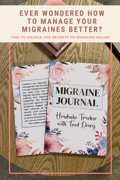 Struggling to understand your migraines? This Migraine Journal is your ultimate companion to track triggers, log symptoms, and find patterns that lead to relief. Simple, organized, and beautifully designed to support your journey. Don’t wait—start today and feel the difference! Migraine Headaches, Start Today, Understanding Yourself