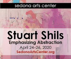 a poster for the art show stuart shiis emphasing abstractism