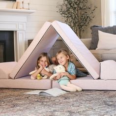 It's a couch! It's a fort! It's a playspace! Designed in collaboration with Foamnasium, the Blocksy Kids' Couch is your little one's new best friend. Cozy Fort, Floor Couches, Nugget Couch Ideas, Playroom Area, Nugget Builds, Nugget Ideas, Nugget Couch, Play Couch, Kids Couch