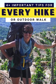 Happy beginner hiker who learned walking tips for safe outdoor adventures and to gain some stress reduction in nature. Walking Tips, Beginner Hiker, Walking Outdoors, Swing Dance, Day Hike, Hiking Gear, Camping & Hiking, Save For Later, The Trail