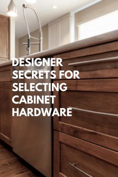 Image to promote blog by Superior Cabinets titled Choosing Decorative Hardware. Brown Cabinet Hardware Kitchen, Handles And Knobs On Cabinets, Kitchen Cabinet Pulls Hardware Brushed Nickel, Drawer Pulls For Dark Cabinets, Dark Cabinets Hardware, Ravinte Cabinet Pulls, Best Hardware For Shaker Cabinets, Large Pulls On Kitchen Cabinets