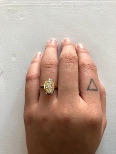 Clover Ring – Kasia J. Clover Ring, Future Engagement Rings, Marquise Cut Diamond, Marquise Diamond, Optical Illusion, Marquise Cut, Optical Illusions, Wedding Plans, Diamond Wedding Bands