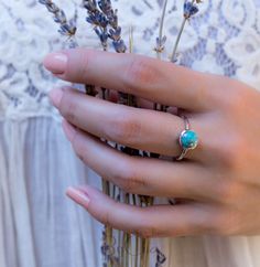 Turquoise Ring* Silver Ring * Boho Ring* Blue Ring * Gypsy Ring * Handmade * Hippie * Sterling Silver Ring * Copper Turquoise Jewelry BJR064 Rings Turquoise, Ring Turquoise, Turquoise Ring Silver, Copper Turquoise, Turquoise Rings, Metal Band, Boho Rings, Metal Bands, Turquoise Sterling Silver