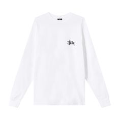 Find STÜSSY Basic Long-sleeve Tee on Editorialist. Stussy Basic Long-Sleeve Tee 'White'