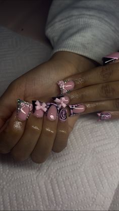 Stubbies Nails, Cutesy Nails, Dope Nail Designs, Unique Acrylic Nails, Nails Inspo, Nail Tech, Nail Ideas