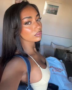 Casual Makeup, Brown Skin Makeup, Penteado Cabelo Curto, Make Up Inspo, Glowy Makeup, Makeup For Black Women, Summer Makeup