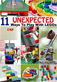 there are many different legos that can be used to play with the children's toys