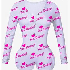 Material: Polyester Baddie Pajamas, Pajama Party Outfit, Pink Boyshorts, Long Sleeve Jumpsuits, Womens Onesie, Long Sleeve Playsuit, White Lips, Bodycon Bodysuit, Cute Pajama