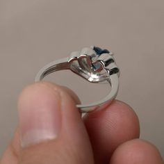 This is a gorgeous handmade creation. Its beauty is its simplicity & Elegance. The 6*6 mm heart cut faceted real London blue topaz is crafted in solid sterling silver and with rhodium plated. All item is sent in a beautiful gift box If you have any idea of design your ring,pls contact me directly. You can realize more lovely stuff clicking the link https://www.etsy.com/shop/knightjewelry?refshopsection_shophome_leftnav Please leave the correct address and you phone number for delivering succ Heart Cut Topaz Gemstone Ring For Promise, Heart Cut Topaz Ring For Promise, Heart Cut Topaz Promise Ring, Sterling Silver Sapphire Heart Cut Promise Ring, Sterling Silver Sapphire Promise Ring, Heart Cut, Heart-shaped Topaz Promise Ring, Heart Cut Blue Topaz Ring As A Gift, Heart Cut Blue Topaz Ring For Gift, Gift Heart Cut Blue Topaz Rings