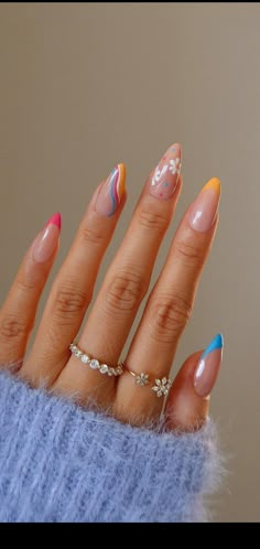 Nails And Rings, Cute Acrylic Nails, Nail Arts, Nail Inspiration