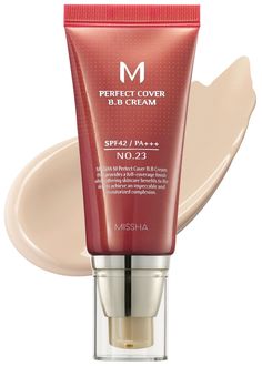 PRICES MAY VARY. All-in-one formula: Missha M Perfect BB Cream combines the benefits of skincare and makeup in one product. It functions as a primer, foundation, concealer, and sunscreen, saving time and effort in your beauty routine. Natural coverage: This BB cream provides natural and buildable coverage, effectively concealing blemishes, redness, and uneven skin tone while still maintaining a lightweight and non-cakey finish. Skin-nourishing ingredients: This BB cream is enriched with skincare Missha Bb Cream, Asian Nose, Makeup Bb Cream, Neutral Skin Tone, Moisturizer For Face, Moisturizing Foundation, Skincare And Makeup, Bright Skin, Skin Healing