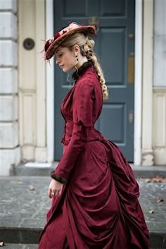 Steampunk Costume Women, Victorian Steampunk Costume, Gaun Abad Pertengahan, Walking Dress, Steampunk Costumes, Victorian Era Fashion, Victorian Dresses, 1800s Fashion, Victorian Costume