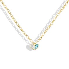 Medium Heirloom Sweetheart Necklace with Diamond & Aquamarine on 18K Yellow Gold Oval Heirloom Chain
Elevate your style with Gemella’s Medium Heirloom Sweetheart Necklace, featuring a heart-shaped pendant made from sparkling diamonds and soft aquamarine. Set in 18K yellow gold, this elegant pendant hangs on a 16" adjustable diamond-cut oval heirloom chain, offering both a classic design and modern versatility. Perfect for everyday luxury or special occasions, this aquamarine and diamond hear Heirloom Oval Gemstone Pendant Jewelry, Elegant Oval Aquamarine Necklace, Aquamarine Heart Necklace, Luxury Aquamarine Necklace With Diamond Accents, Custom Halo Engagement Ring, Luxury Aquamarine Pendant Necklace, Wedding Day Gifts, Heart Necklace Diamond, Elegant Pendant