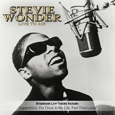 steve wonder live to air with the caption for one in my life, part time lover