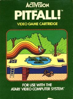 an old video game with the title activision pitfall